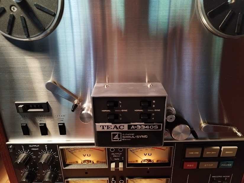 TEAC A-3340S totalmente revisto, levou um recap total