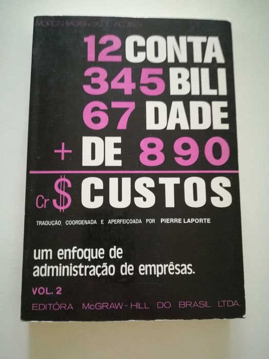 livro - Contabilidade de custos - 2 Volumes