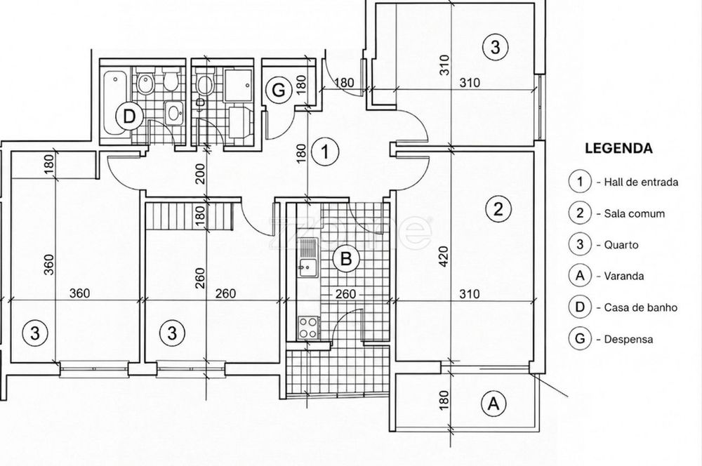 Apartamento T3 com Vista de Rio e Luz Natural | 9º Andar com Elevad...