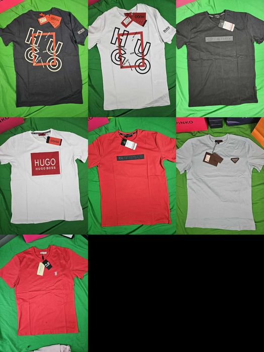 Koszulka Premium męska hugo boss burberry shirt nowość Hit