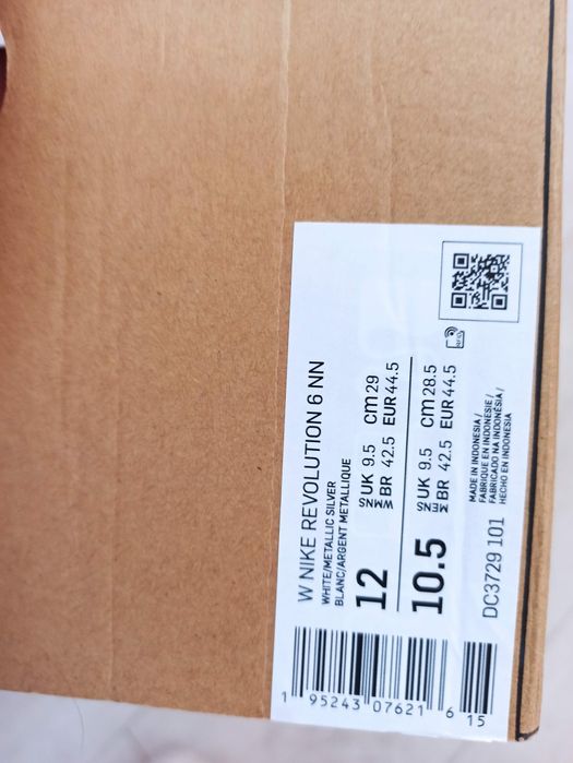 (r. 44,5) Nike Revolution 6 Next Nature DC3729,-101 - białe