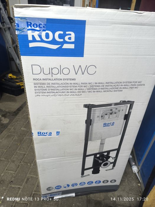 Stelaż podtynkowy do WC Roca Duplo Nowy