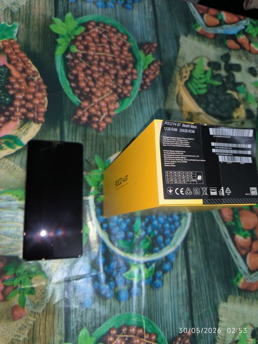Poco F4 GT 12gb RAM + 256gb, gatilhos de jogos Snapdragon 8 Gen1, 5g, Dual sim, 120w