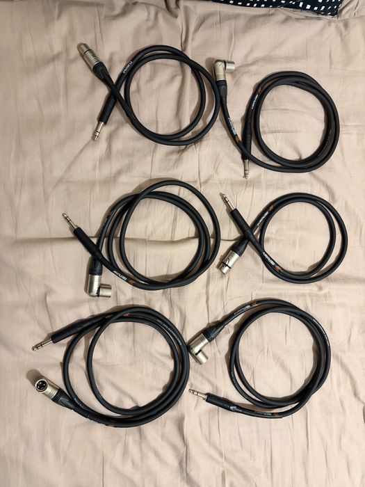 Cabos xlr neutrik alto padrao balanceados