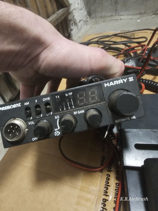 Cb radio Midland Alan 199 z anteną + cb president Harry 2