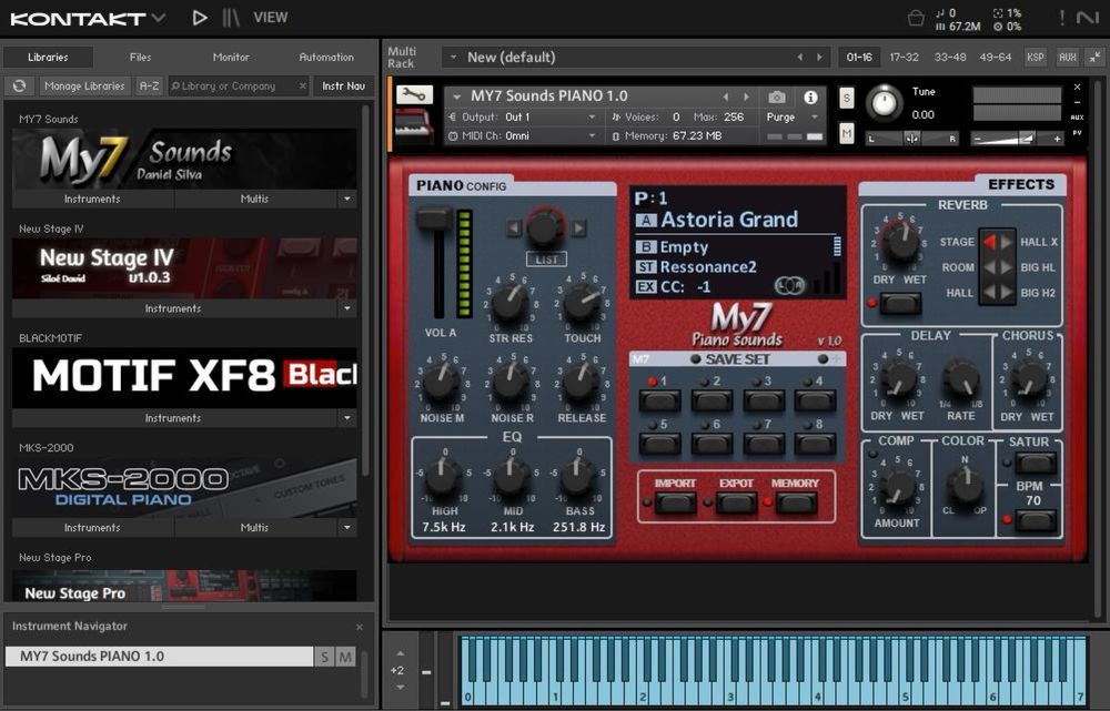 Biblioteca Kontakt My7 Sounds