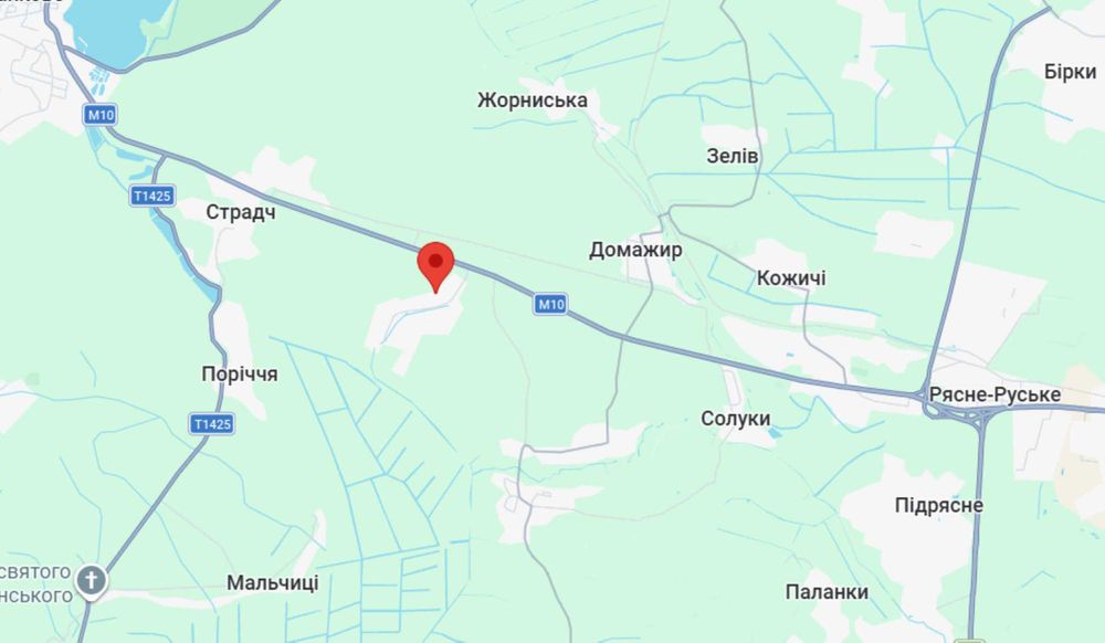 Терміновий продаж земельної ділянки 17 соток під забудову с. Ямельня біля Рясне - Руське 10 хв від Львова