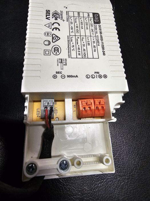 Lampa oczka 40W LED cob z zasilaczem