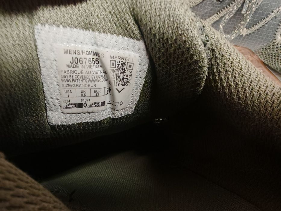 Sapatos caminhada Merrell trail glove 7