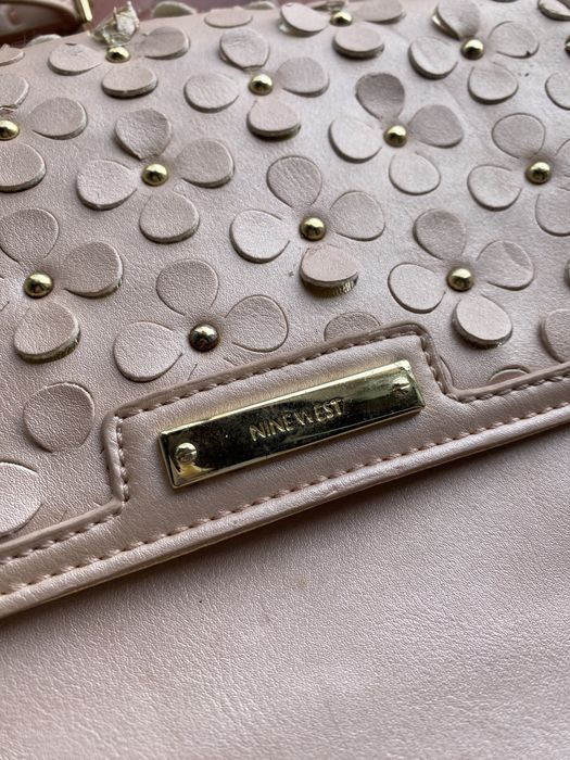 Ninewest Handbag Pink Flowers