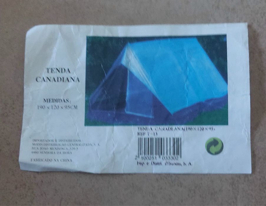 Tendas e material de campismo