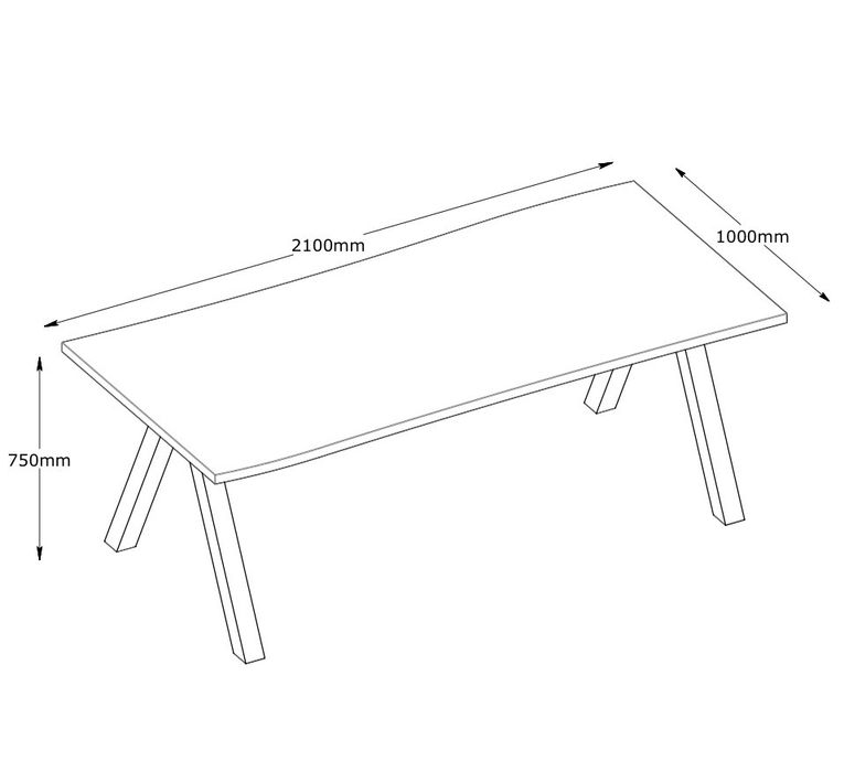 Mesa de Jantar  SANDBY 100x210