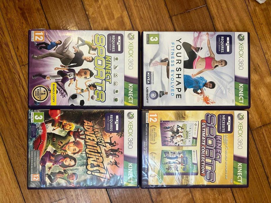 Kinect Sensor Xbox 360 + Jogos