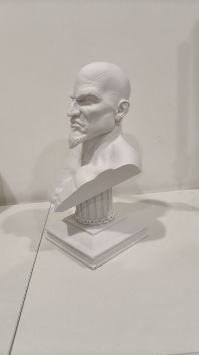 Estátua  busto Kratos God of War