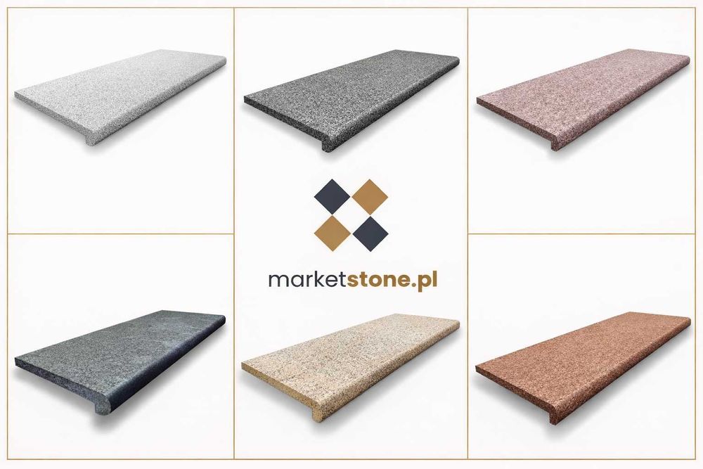 Schody granitowe STOPNICE NA WYMIAR Parapety, blaty kuchenne | Kamień naturalny, GRANIT, MARMUR, TRAWERTYN - dostawa cała Polska