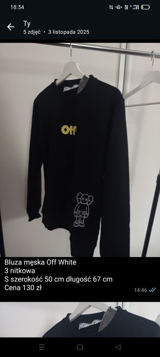 Bluza męska Off White S