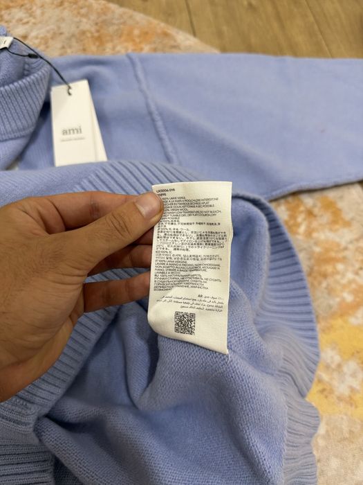 Ami Paris Camisola Lã - Azul (S)
