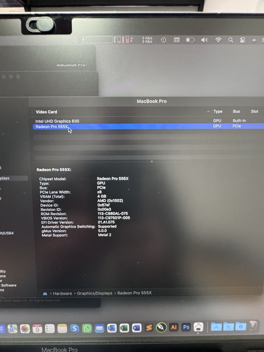 Macbook Pro 15” 2018