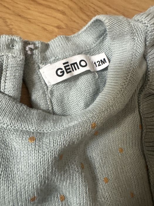 Vestido gemo menina bebe
