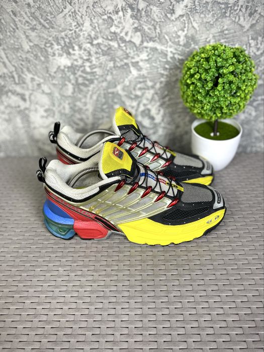 Salomon Ground Control кроссовки 44 размер трекинговые яркие