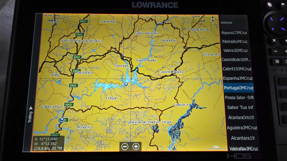 Mapas sonda Lowrance  - Sabor