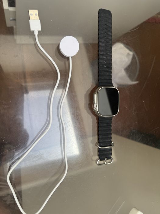 Apple Watch Ultra (com bracelete + carregador) – Como novo