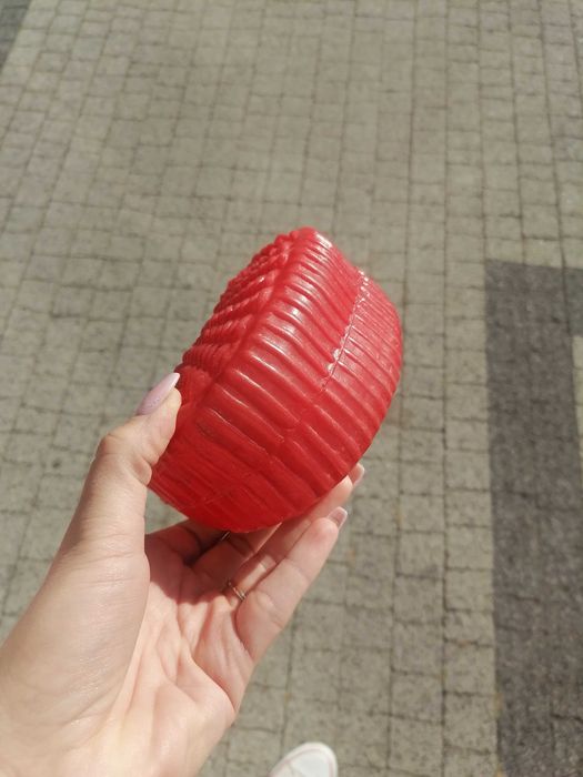 Plastikowy koszyk dla lalek prl