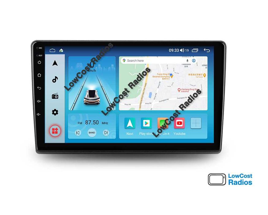 (NOVO) Rádio ANDROID 2DIN • KIA Ceed (2007 a 2012) • GPS WiFi BT | CARPLAY • ANDROID AUTO