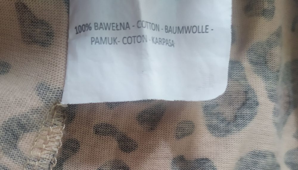 Bawełniana bluzka Szachownica