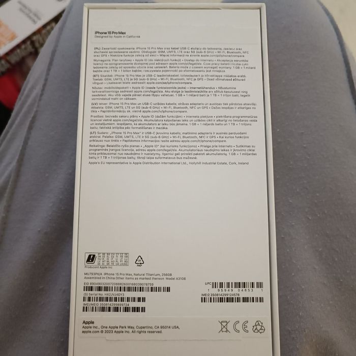 Mam do zaoferowania nowego iPhone'a 15 pro max