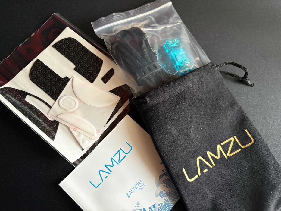 Rato Lamzu Atlantis Mini Charcoal Black c/ NOVO