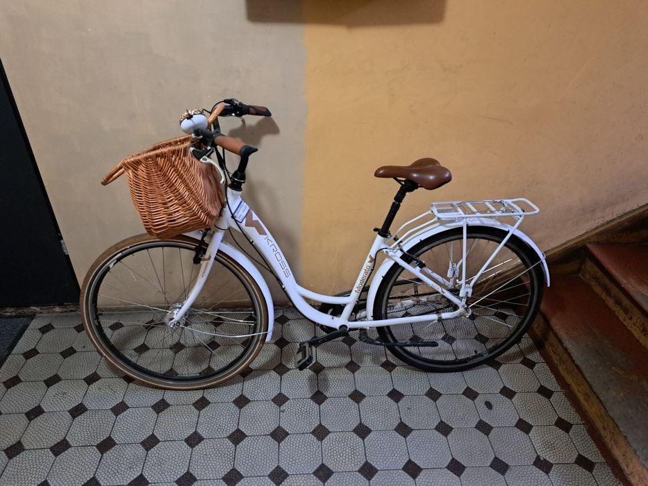 Rower miejski Kross biała damka
