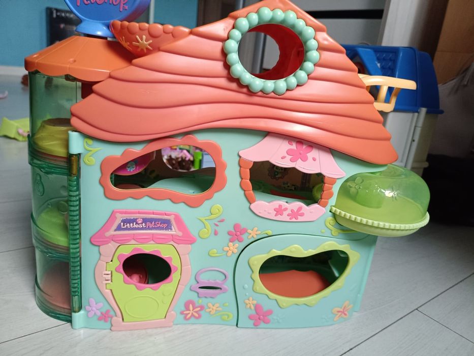 Littlest Pet Shop LPS - duży zestaw (dwa domki + 44 figurki)