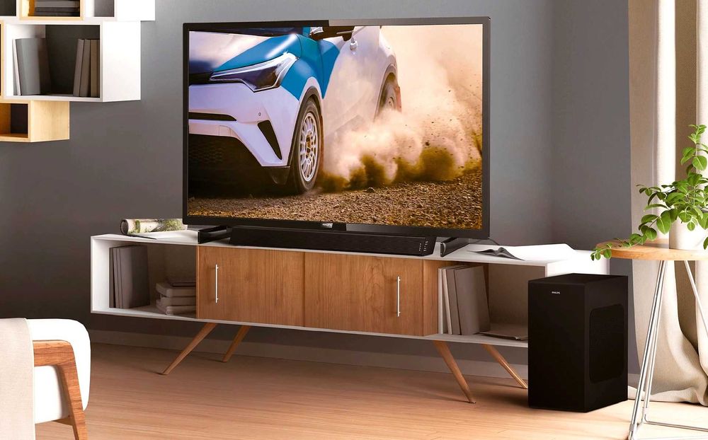 Soundbar 2.1 PHILIPS TAB7305/10 Bluetooth Subwoofer 300W HDMI ARC BT !