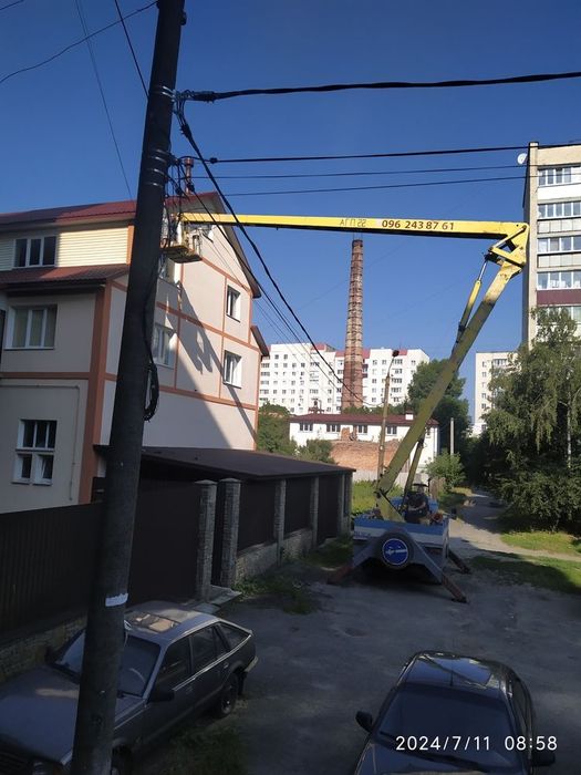 Оренда авто вишки по Хмельницькому та інших містах області АГП 22 Хмел