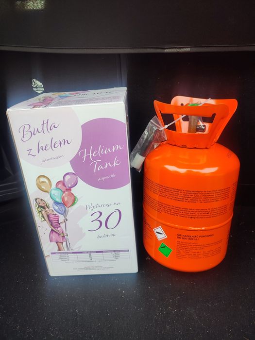 Гелий в балоне для 30 шариков диаметром 23 см