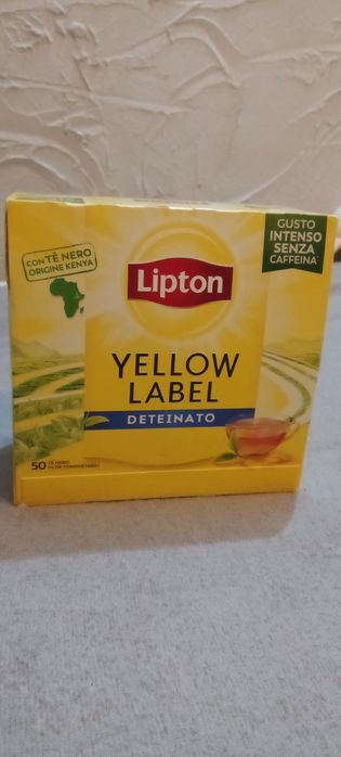 herbata lipton yellow label deteinato