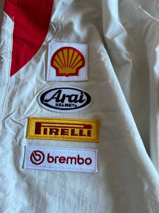 Supreme spodnie Ducati cream white track pants xl nowe