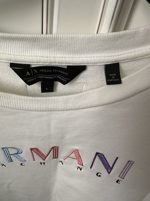 Жіночий світшот Armani Exchange (L, білий, оригінал)