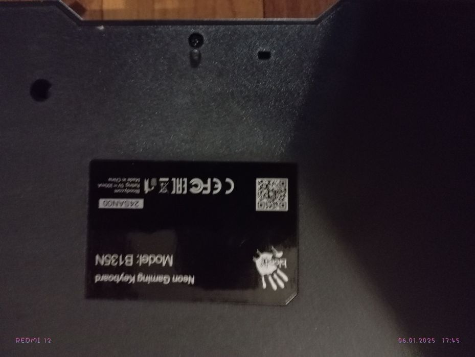 Клавіатура  bloody Mobel:B135N