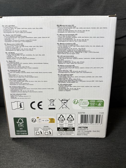 Maska led light mask