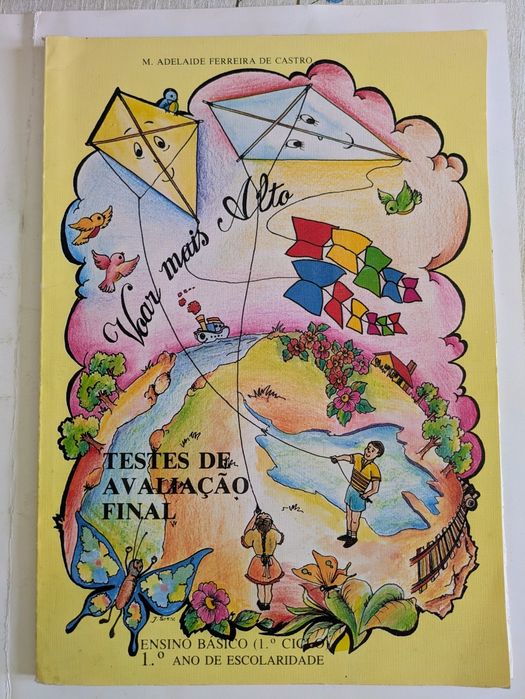 Testes de avaliação, Ensino básico (1°ciclo), 1°ano escolaridade, M.Adelaide F. Castro, 1987