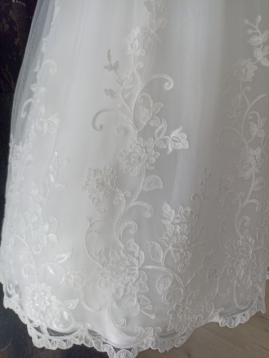 Suknia ślubna rozmiar 38 gorset+koronka