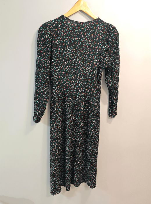 Sukienka w kwiaty vintage M