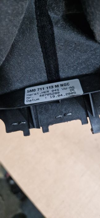 Gałka zmiany biegów mieszek vw golf Plus