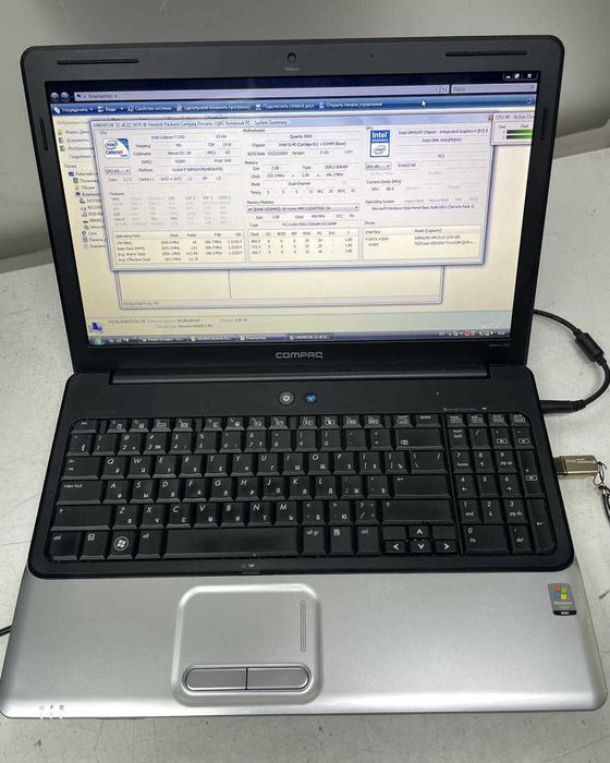 Ноутбук офисный HP Compaq Presario CQ61