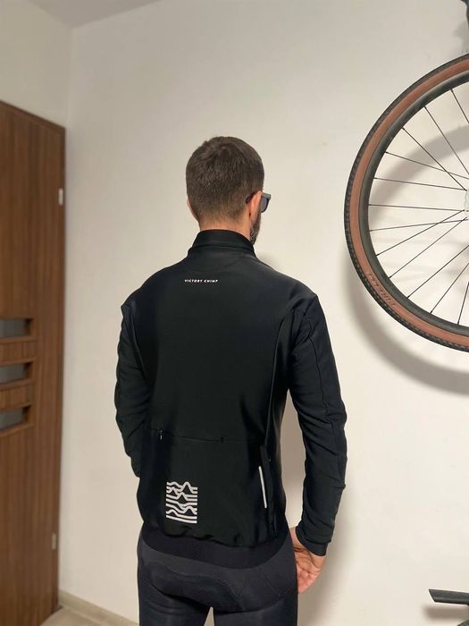 zimowa kurtka dwuwarstwowa na rower rozm L