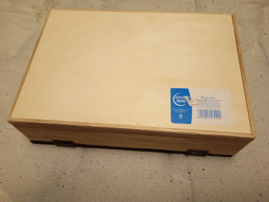 Caixa de chá em madeira NOVA