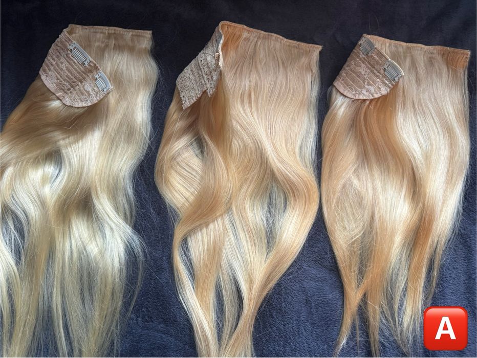 Цільни треси.  Від 70 грамів. Натуральне волосся.