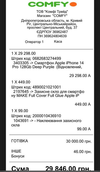 Продам Iphone 14 pro